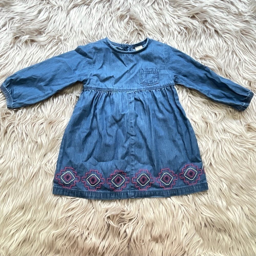 Tucker & Tate embroidered denim dress